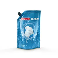 Emballage coloré 1kg prix usine pochette à bec savon liquide poudre à laver détergent sacs d'emballage