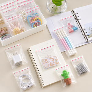 Bolsas de Embalaje de Plástico Transparente con Logotipo Personalizado, Bolsas de Celofán Autoadhesivas BOPP OPP Reutilizables con Solapa Adhesiva para Alimentos, Joyería - Product Image 2