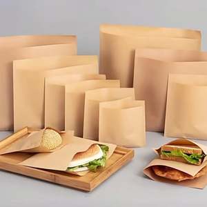 Sacs en papier jetables en gros pour emballage alimentaire à emporter : donuts, sandwichs, poulet frit, burgers – Pratiques et idéaux - Product Image 1