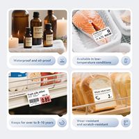 Étiquettes personnalisées pour flacons d'échantillons de parfum et d'huiles essentielles, flacons roll-on miniatures pour cosmétiques et parfums.