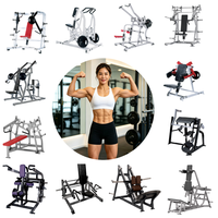Equipo de Gimnasio Comercial para Entrenamiento de Fuerza, Equipo de Gimnasio de Alta Calidad para Interiores, Prensa de Pecho Iso-Lateral y Polea de Espalda