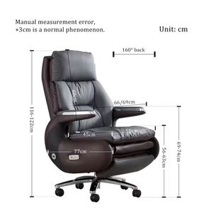 2025 Modern Luxury Executive Drehstuhl Neues Design handbuch/Elektrischer Liegestuhl für den Heimgebrauch Synthetischer Bürostuhl - Product Image 3