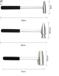 Marteau à tôle en aluminium pour carrosserie automobile, kit d'outils de réparation en aluminium - Product Image 3