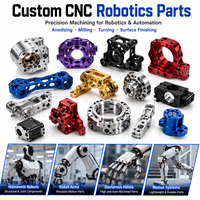 Fabricant de pièces d'automatisation sur mesure, service d'usinage CNC pour l'industrie robotique, composants en aluminium et en acier inoxydable