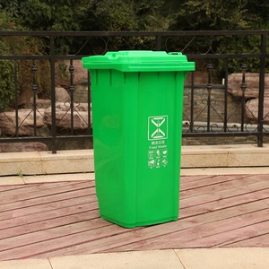 Poubelle de tri extérieure épaissie 120L, bac à déchets en plastique, remorque de collecte sanitaire, fabricant de conteneurs pour déchets de cuisine - Product Image 5