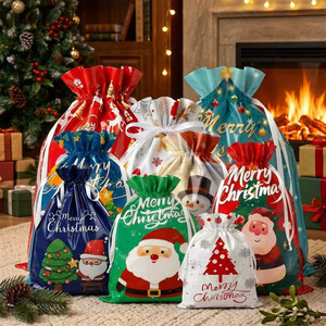 Bolsas de Cordón Reutilizables Ecológicas con Logotipo Personalizado, Caja para Dulces Adecuada para Navidad y Cumpleaños - Product Image 2