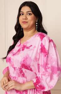 Robe élégante pleine longueur pour les occasions décontractées et formelles pour les femmes Robe longue fluide Boho avec robes imprimées traditionnelles - Product Image 6