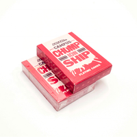 Cartes à jouer en papier promotionnelles personnalisables, recyclables, de qualité supérieure, avec revêtement couleur CMYK, écologiques, pour un usage familial