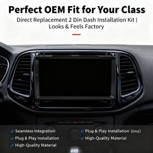 9 Zoll 2 DIN Autoradio-Blende Armaturenbrett-Einbaurahmen für Mercedes-Benz B200 A B-Klasse W169 W245 Viano Vito W639 Sprinter W906 - Product Image 5