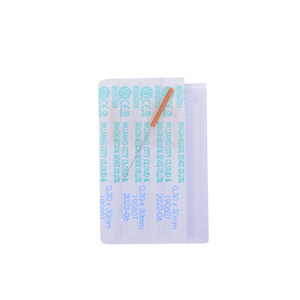 Monouso Sterile stile giapponese manico in plastica agopuntura ago pacchetto individuale senza tubo guida blister di carta - Product Image 5
