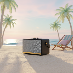 Altavoz <span class=keywords><strong>Bluetooth</strong></span> Inalámbrico Estéreo de Alta Potencia de 20 W, Estilo Retro Vintage de Madera Portátil, M17 OEM ODM, Venta al por Mayor - Product Image 1