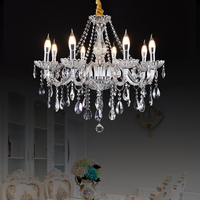 DUOMEIJU Lustre LED de style industriel américain en aluminium et acrylique, hauteur réglable, finition dorée, AC 85-265V, suspension pour