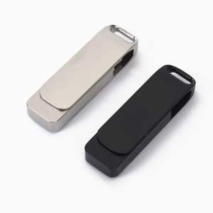 저렴한 가격 2 in 1 Type-c USB 키 홀더 엄지 메모리 스틱 펜 드라이브 무료 레이저 로고 금속 USB-C 128GB Clé USB 플래시 드라이브 - Product Image 1