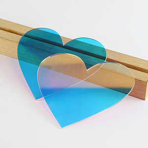 1-6mm 무지개 홀로그램 다이크로익 아크릴 레인보우 시트 아크릴 소재 이리데슨트 필름 시트 - Product Image 2