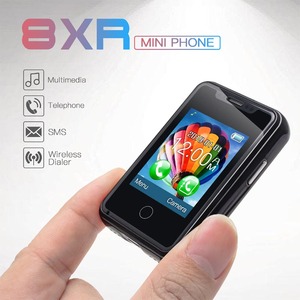 Mini <span class=keywords><strong>téléphone</strong></span> portable 8XR, écran 1,77 pouce, réseau GSM 2G, composeur sans fil, SMS, multimédia, format de poche, <span class=keywords><strong>téléphone</strong></span> portable compact - Product Image 3