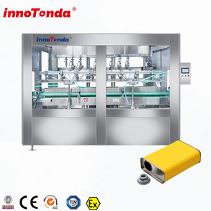 INNOTONDA GFB-12 Pompe péristaltique automatique pour le remplissage de bouteilles carrées en verre <span class=keywords><strong>et</strong></span> plastique, idéale pour l'huile de massage, l'huile d'olive <span class=keywords><strong>et</strong></span> les liquides. - Product Image 1