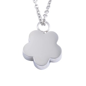Collier pendentif urne funéraire en acier inoxydable pour cendres, avec breloques et chaîne, bijou commémoratif de crémation, accessoire souvenir - Product Image 3
