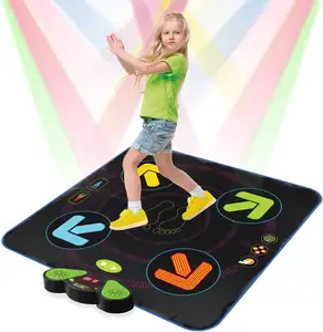 舞蹈垫礼品玩具儿童舞蹈垫，带4个有趣的游戏，8个内置音乐和辅助，高达99级儿童
