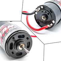 RCXAZ 550 Motor Brushless 36mm 12T 21T 29T 35T Tahan Air dengan Kipas Terintegrasi dan Bantalan Bola 1/10 RC Crawler TRX4 SCX10 Upgrade 22500 RPM