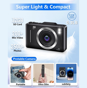 Cámara Digital <span class=keywords><strong>4K</strong></span> para Niños, Cámara Compacta de 48MP con Zoom de 16X, Antivibración y Tarjeta de 32GB - Product Image 6