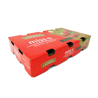 Boîte pliante en papier pour fruits, cerises, personnalisable en usine, emballage en carton écologique, boîtes d'emballage pour fruits