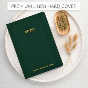 Cuadernos gruesos Diario Mujer 7x10 Cuaderno de tapa dura de lino moderno - Product Image 5