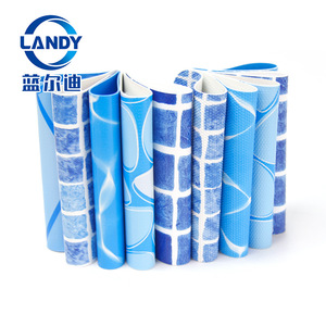แผ่นเมมเบรนสำหรับสระว่ายน้ำ Landy ขนาด 2 ม. x 20 ม. ลายก้อนกรวด หนา 1.5 มม. กันน้ำ กันลื่น ป้องกันรังสียูวี สำหรับสระว่ายน้ำในร่มและกลางแจ้ง - Product Image 5