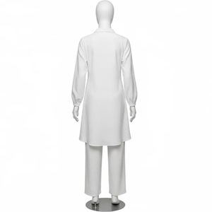 Summer Islam <b>Modest</b> Activewear <b>Set</b> Customized Color Lightweight Breathable Quick Dry Polyester/Cotton Women's - Product Image 4