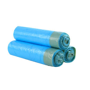 Sacs poubelles portables en plastique à cordon de serrage pour la maison, économiques, épaissis, pour déchets de cuisine, tailles moyennes et grandes, motif imprimé - Product Image 1