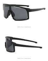 À la mode 100% UV coupe-vent Sport cyclisme miroir lentille une pièce grandes lunettes pour hommes équitation Viper lunettes de soleil avec Logo personnalisé