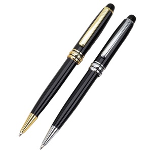 High Quality Luxury Executive Corporate Black Metal Ballpoint Promotional Banner <b>Pens</b> Custom Logo 1.0mm Smooth Writing Novelty - Product Image 6