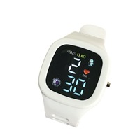 Jam Tangan Olahraga Fashion Anak-Anak Terlaris Berkualitas Tinggi Model Antik Persegi Modis Digital Layar Sentuh LED