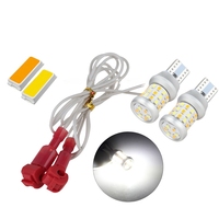 Lampu Belakang LED Sepeda Motor Bagian Aluminium Multiwarna Retrofit/Peningkatan Lampu Mengemudi Mini