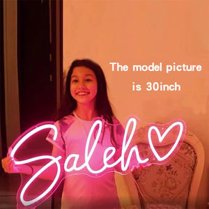 โคมไฟนีออนส่องแสงเป็นประกายวิบวับมีความยืดหยุ่นการออกแบบรูปทรงสีที่สะดุดตา - Product Image 2