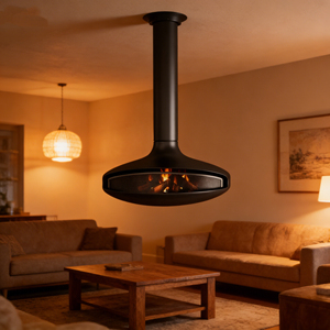 Estufa <span class=keywords><strong>de</strong></span> Leña <span class=keywords><strong>de</strong></span> Acero Inoxidable <span class=keywords><strong>de</strong></span> Estilo Europeo para Calefacción y Decoración Interior del Hogar - Product Image 1