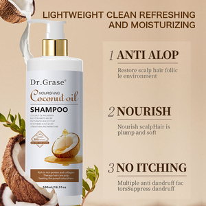 Shampooing et revitalisant pour cheveux à l'<span class=keywords><strong>huile</strong></span> <span class=keywords><strong>de</strong></span> <span class=keywords><strong>coco</strong></span>, sans sulfate, biologique, professionnel, anti-pelliculaire, anti-chute <span class=keywords><strong>de</strong></span> cheveux, marque privée - Product Image 5