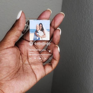 Placa de música acrílica transparente, personalizable, <span class=keywords><strong>Spotify</strong></span> Song, 2021 - Product Image 2