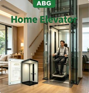<span class=keywords><strong>Ascensor</strong></span> Hidráulico Empotrado sin Foso para Interiores, Elevador Residencial de Entrada Plana para Uso en Renovación de Villas Antiguas - Product Image 2