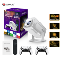 Proyektor Video Pintar HCS350 MAX Wifi 6 450 Lumens Android 11 BT5.0 dengan Desain Klasik, Ringkas, dan Elegan