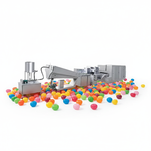 Máquina para Hacer Dulces, Línea <span class=keywords><strong>de</strong></span> Producción <span class=keywords><strong>de</strong></span> Moldeo y Estampado <span class=keywords><strong>de</strong></span> Dulces Duros <span class=keywords><strong>de</strong></span> Alta Velocidad, Máquina para Hacer Dulces Duros <span class=keywords><strong>con</strong></span> Vitaminas - Product Image 1