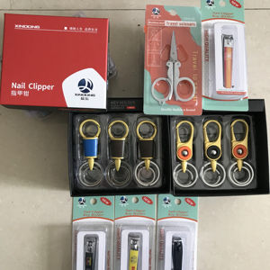 Cortador de uñas de acero al carbono negro pequeño portátil cortaúñas con Lima Xin Dong marca cortaúñas vender a Khartum - Product Image 1