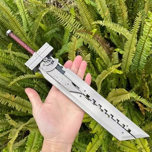 <span class=keywords><strong>Final</strong></span> <span class=keywords><strong>Fantasy</strong></span> VII Cloud Strife Assembler métal grande épée porte-clés métal épée jouets art 30CM de Chine fabricant - Product Image 3