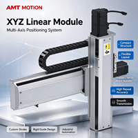 Modul Penutup Pelindung Linear Guide Sekrup Semi Tertutup MT22, Dudukan Bantalan Independen, Pelat Motor