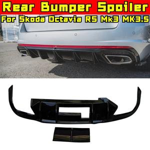 Pour Skoda Octavia RS Mk3 MK3.5 : Kit de protection de pare-chocs arrière, diffuseur, séparateur de lèvre de pare-chocs, accessoires automobiles - Product Image 1
