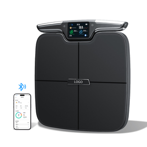 대형 TFT 컬러 스크린과 ITO 강화 유리 체중계 BMI 와이파이 8 전극 스마트 체중계 체지방 분석기 - Product Image 1