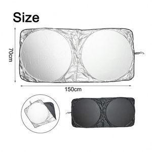 Parasol Plegable y Retráctil para Ventana Delantera de Coche, Personalizado con Logotipo Promocional AI-MICH, de Poliéster - Product Image 3