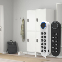 EVERYGOOD Intelligentes elektronisches biometrisches Fingerabdruck-Passwort Kommode Schubladen schränke Kleider schrank Fitness studio digitales Schloss