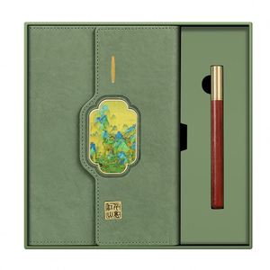 Set de Regalo de Cuaderno Guochao, Caja de Regalo Personalizada de Estilo Chino para Empresas, Souvenir, Se Puede Imprimir con LOGO - Product Image 5