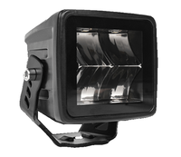Nouveau projecteur LED carré de 3 pouces de large, 40W, 2000LM, pour barre lumineuse sur camions, remorques, VTT, UTV, tout-terrain, clair