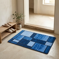 Golden Sunshine Hand-Carved Carpet, 3D Textured Floor Rug Floor Mat Carpet